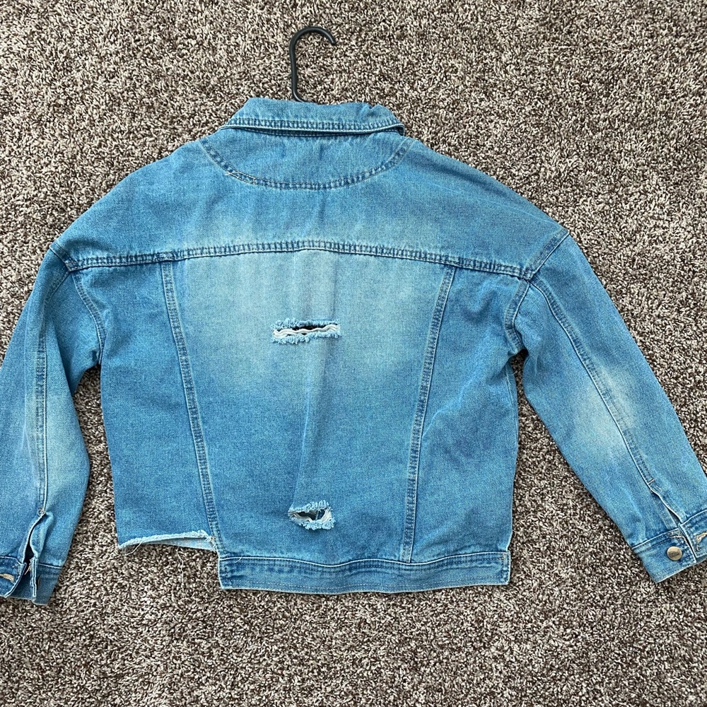 Distressed Denim Jacket - Picture 5 of 5
